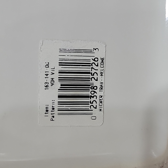 Pfaltzgraff Holiday "Welcome" Serving Tray!! - Picture 8 of 10